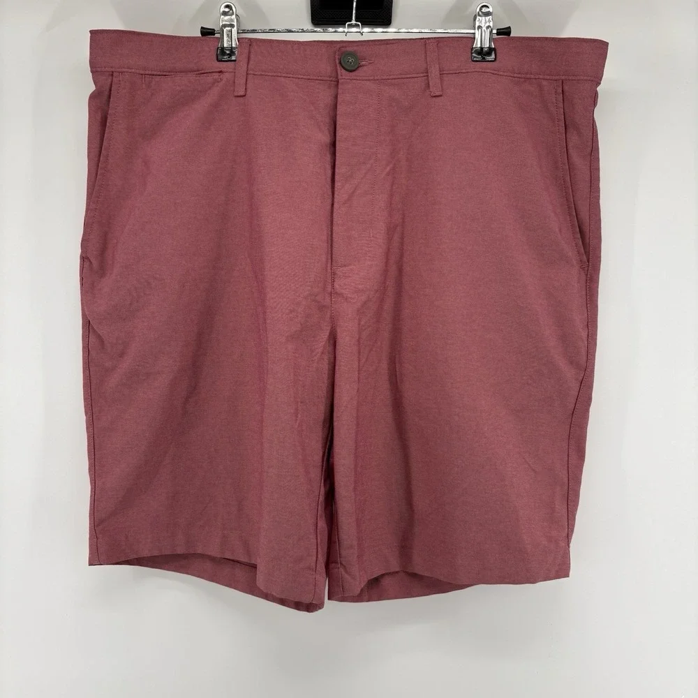Vintage‎ Caribbean Performance Men's Pink Flat Front Shorts Size 34